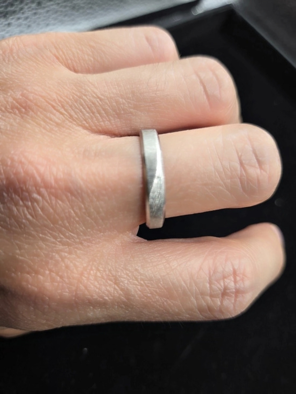 Brushed Steel Ring